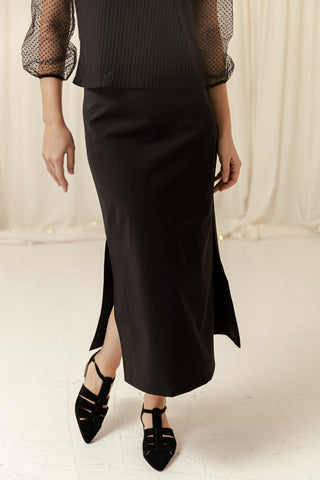 Slit Skirt black