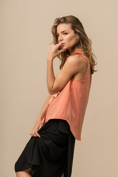 BOW Shirt Coral