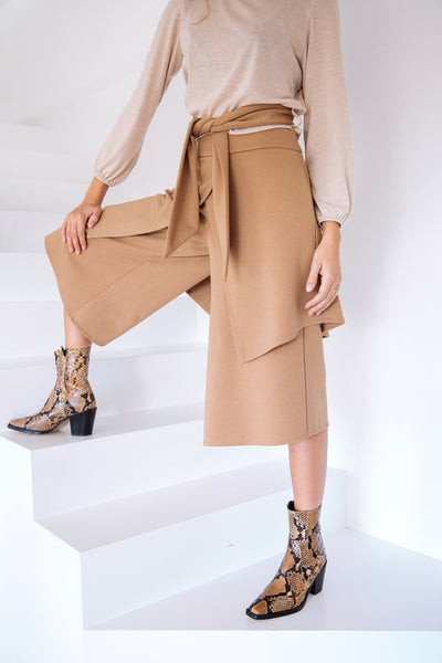Double Culotte Camel